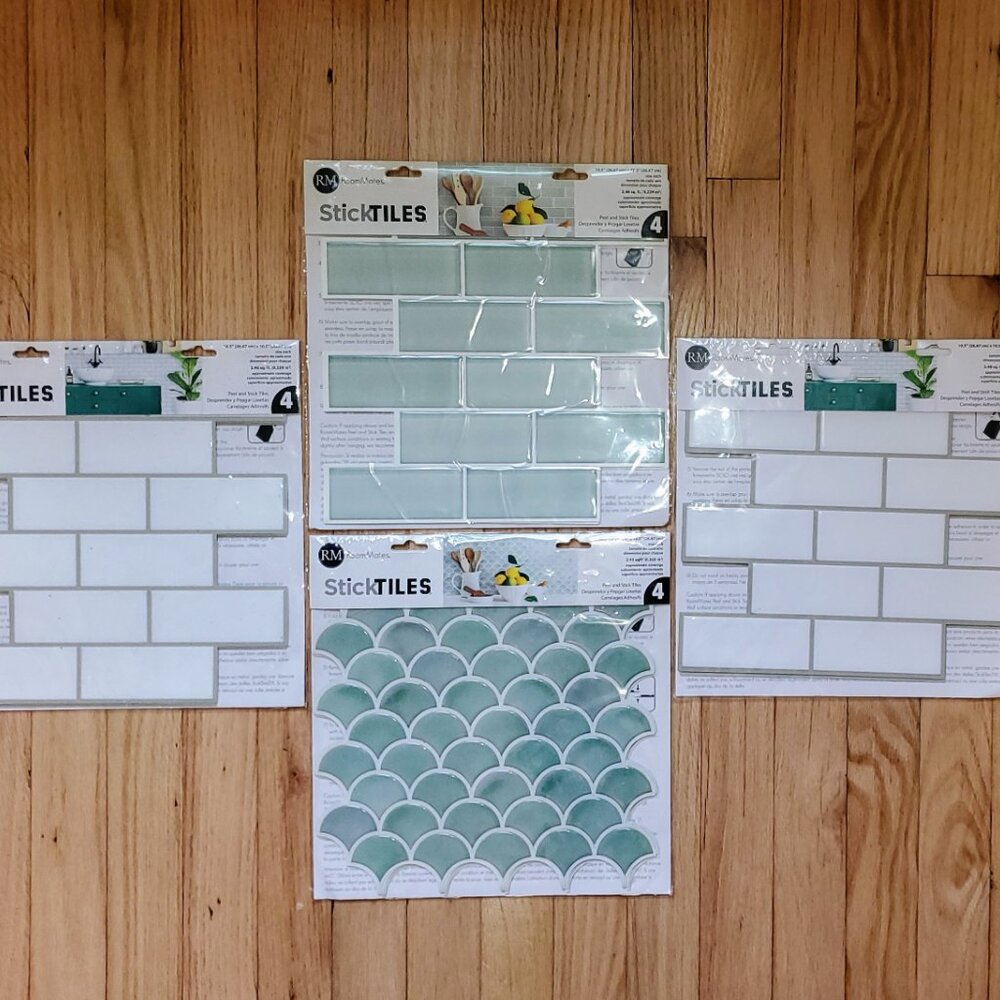 RoomMates StickTILE Peel and Stick Tile LOT